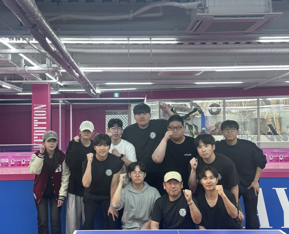 2025년도 CPR 탁구 동아리 첫 활동 이미지